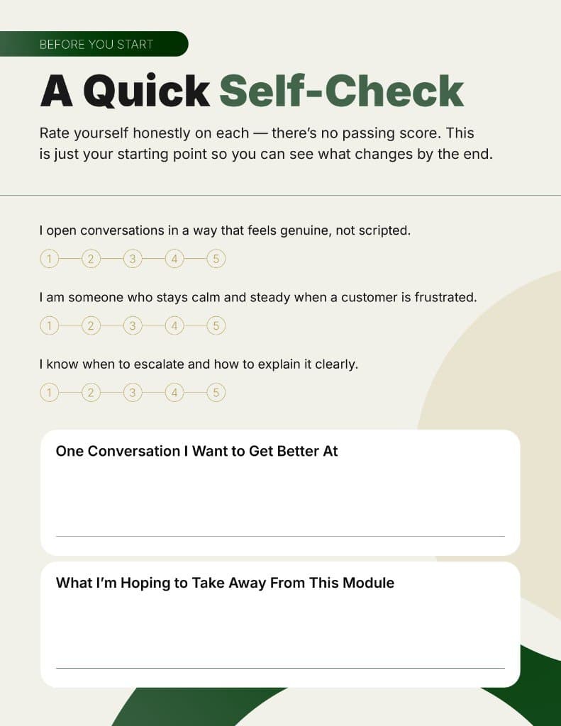Self-check