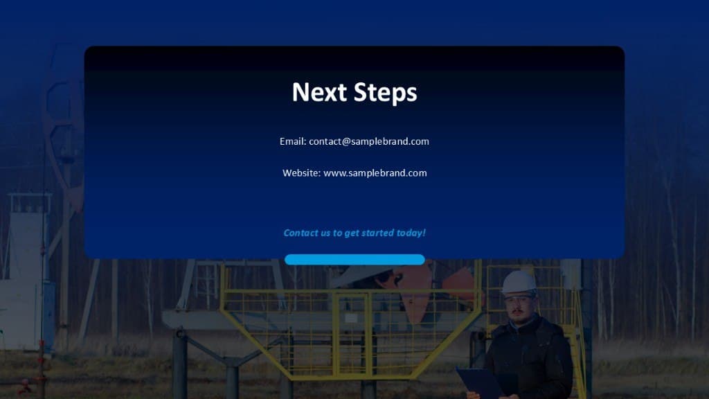 Next steps